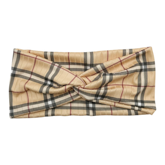RIBBED BEIGE FLANNEL - FRONT KNOT