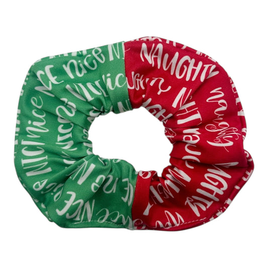 NAUGHTY/NICE - SPLIT - REGULAR SCRUNCHIE