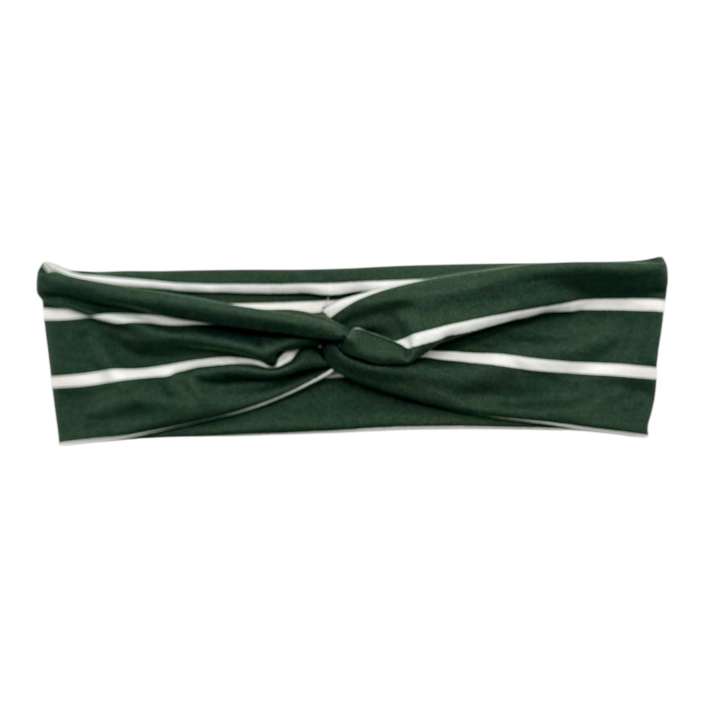 ARMY GREEN W/ WHT STRIPE - TINY KNOT