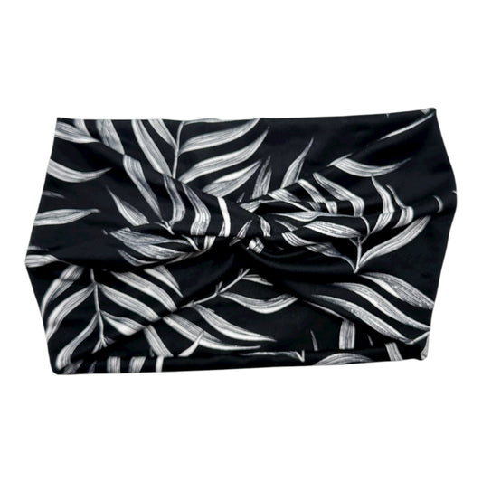 BLACK W/ WHITE PALM LEAVES - COCO