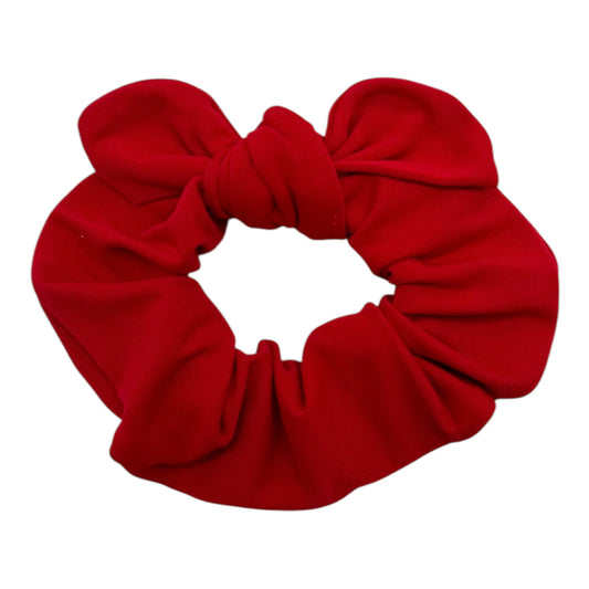 RED - BOW SCRUNCHIE
