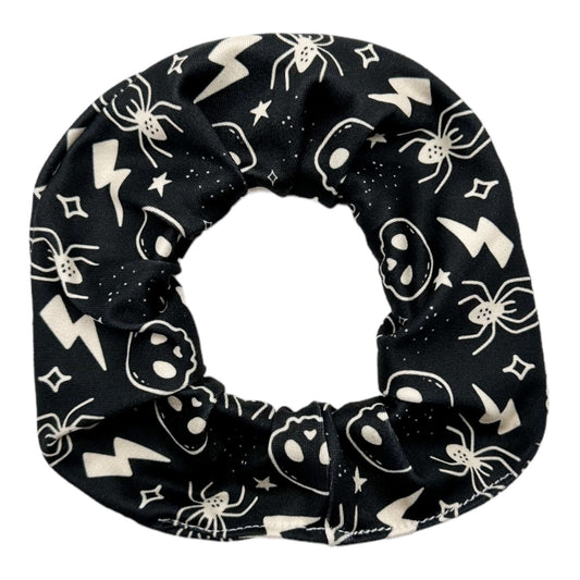 SKULLS / SPIDERS / BOLTS - SCRUNCHIE