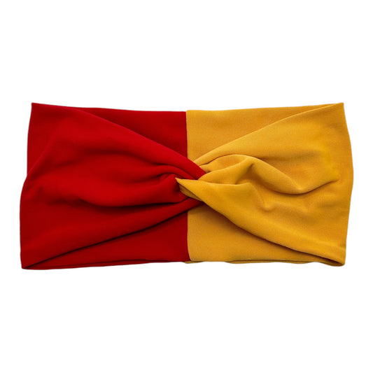 RED & YELLOW - SPLIT - FRONT KNOT