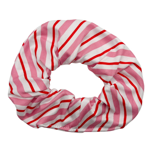 PINK & RED STRIPES - SCRUNCHIE