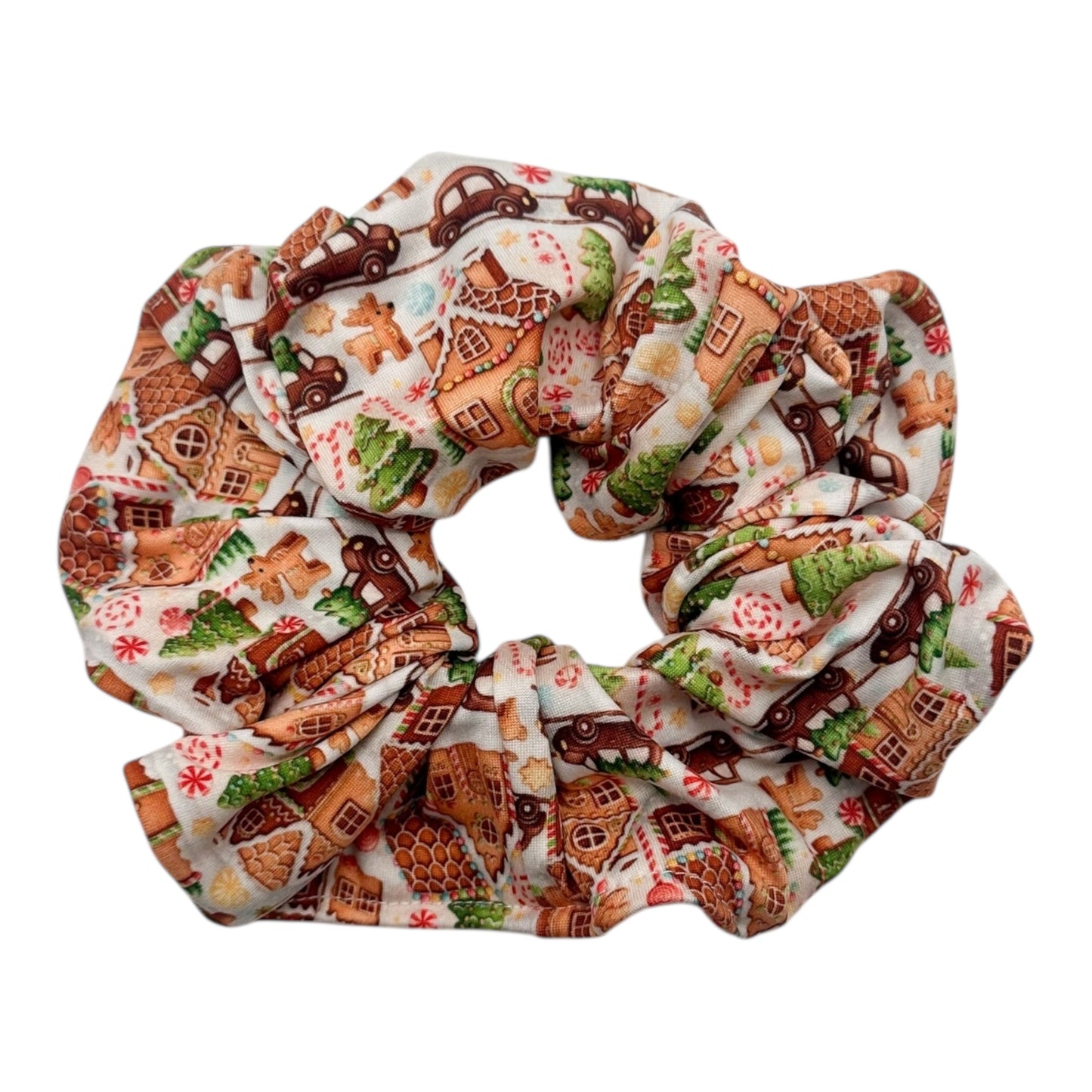 GINGERBREAD STREETS - OVERSIZED SCRUNCHIE