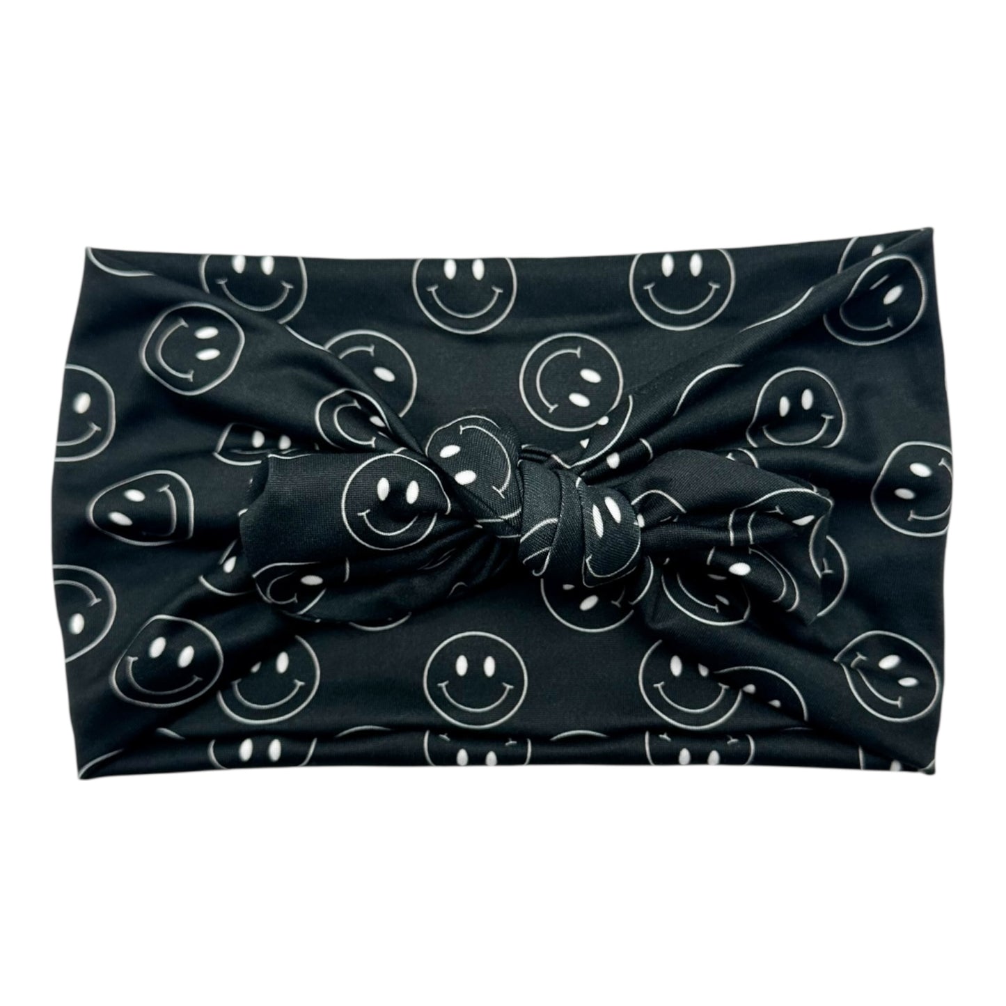 IVORY HAPPY FACES - WIDE TIE