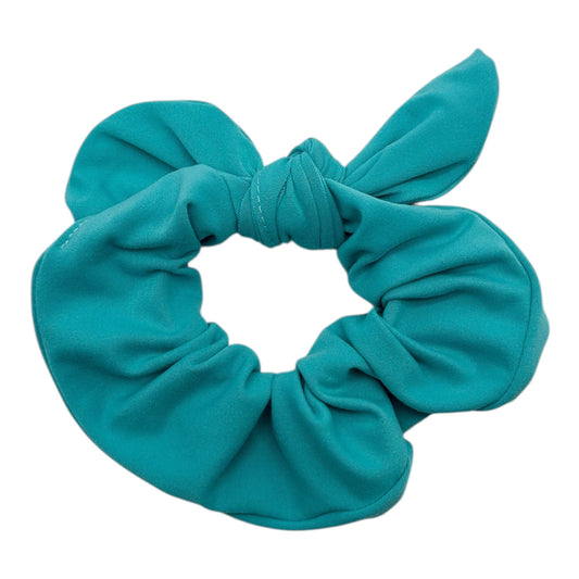 CAPRI BLUE - BOW SCRUNCHIE