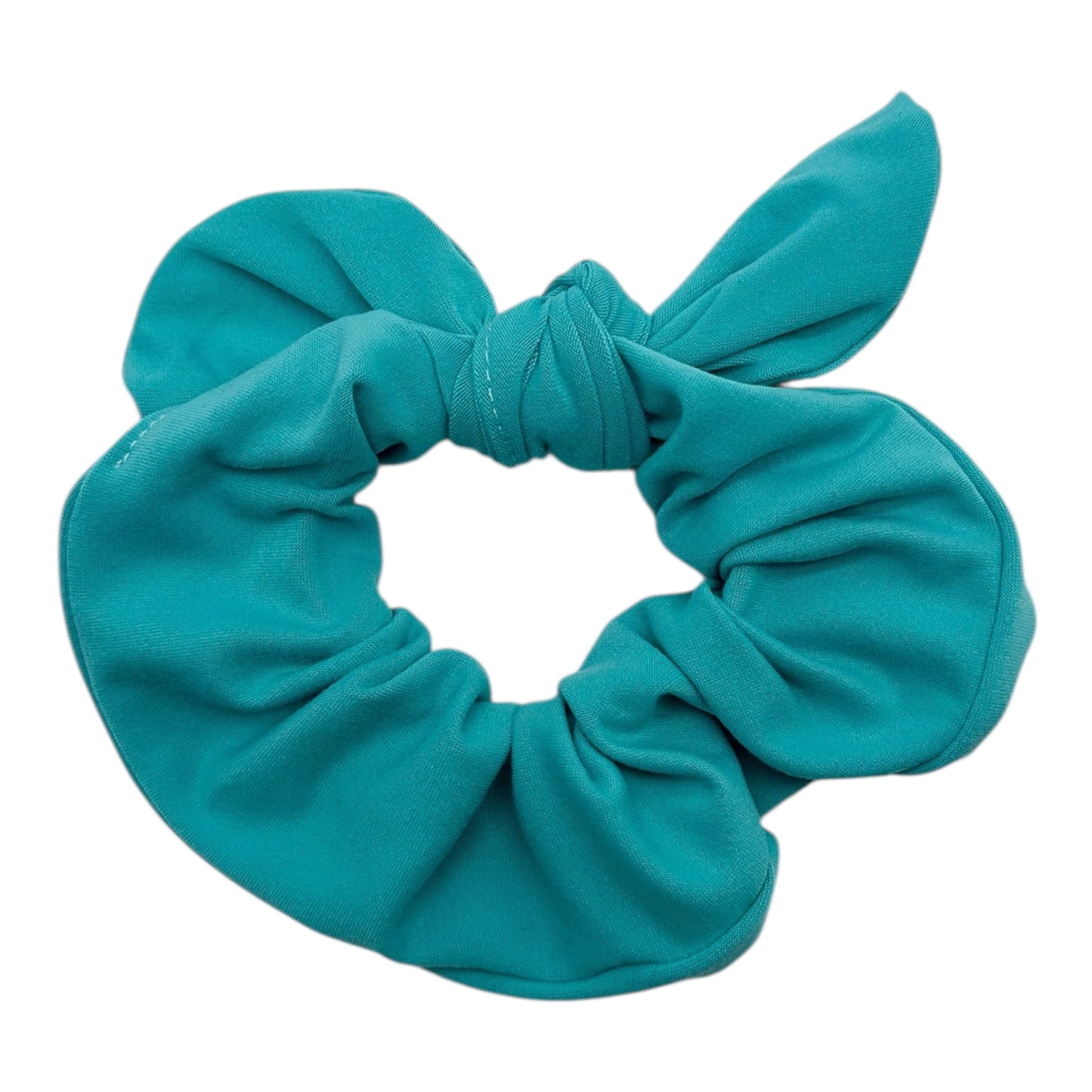 CAPRI BLUE - BOW SCRUNCHIE