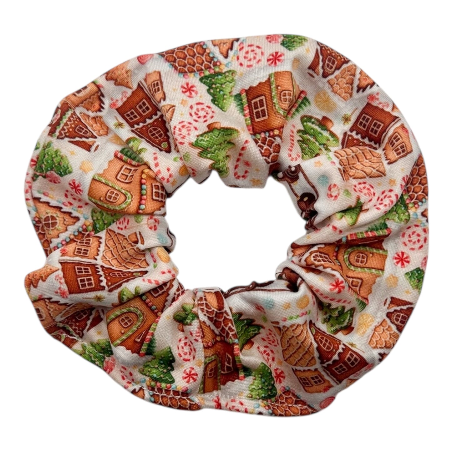 GINGERBREAD STREETS - REGULAR SCRUNCHIE