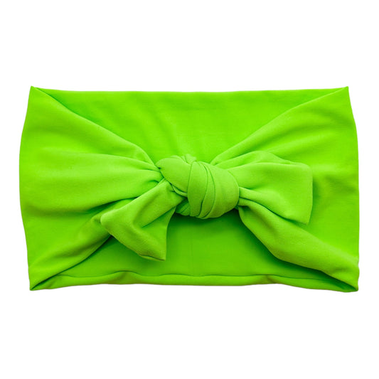 HIGHLIGHTER GREEN - WIDE TIE