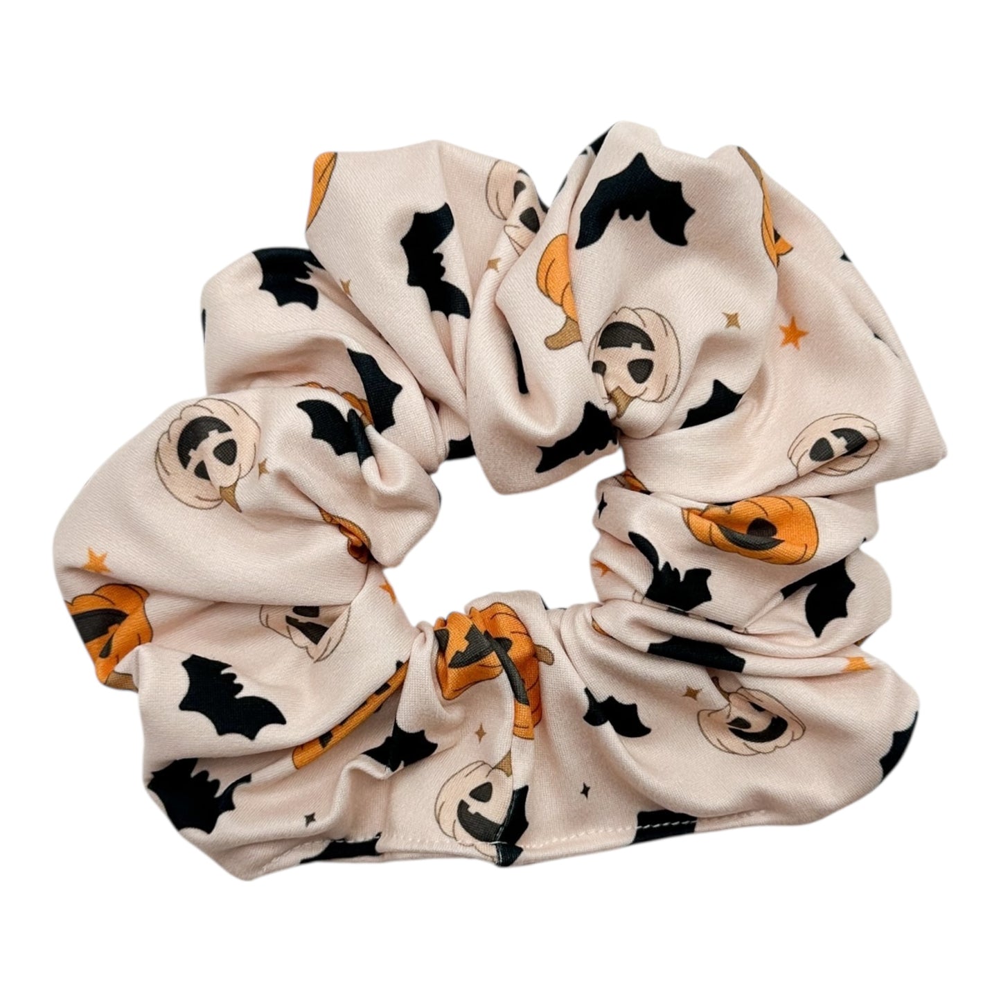 PUMPKINS & BATS - OVERSIZED SCRUNCHIE