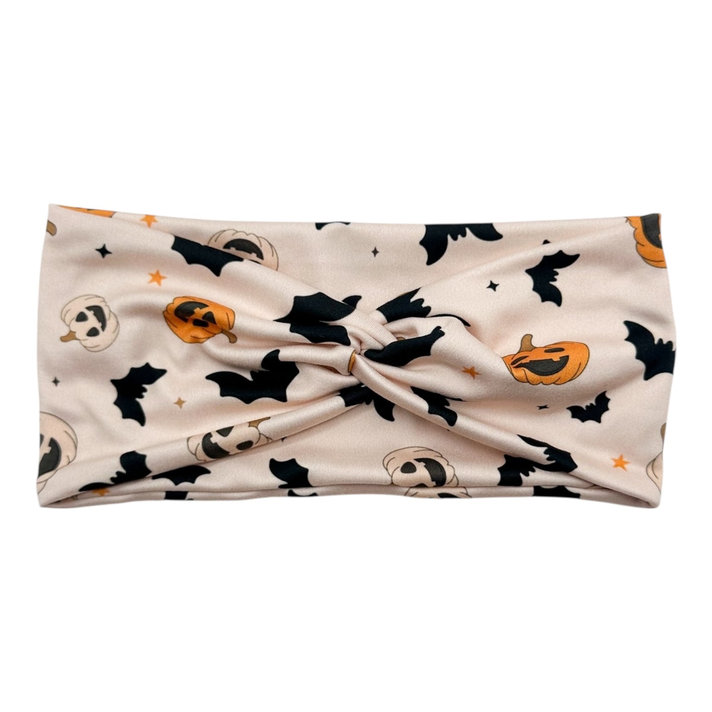 PUMPKINS & BATS - FRONT KNOT