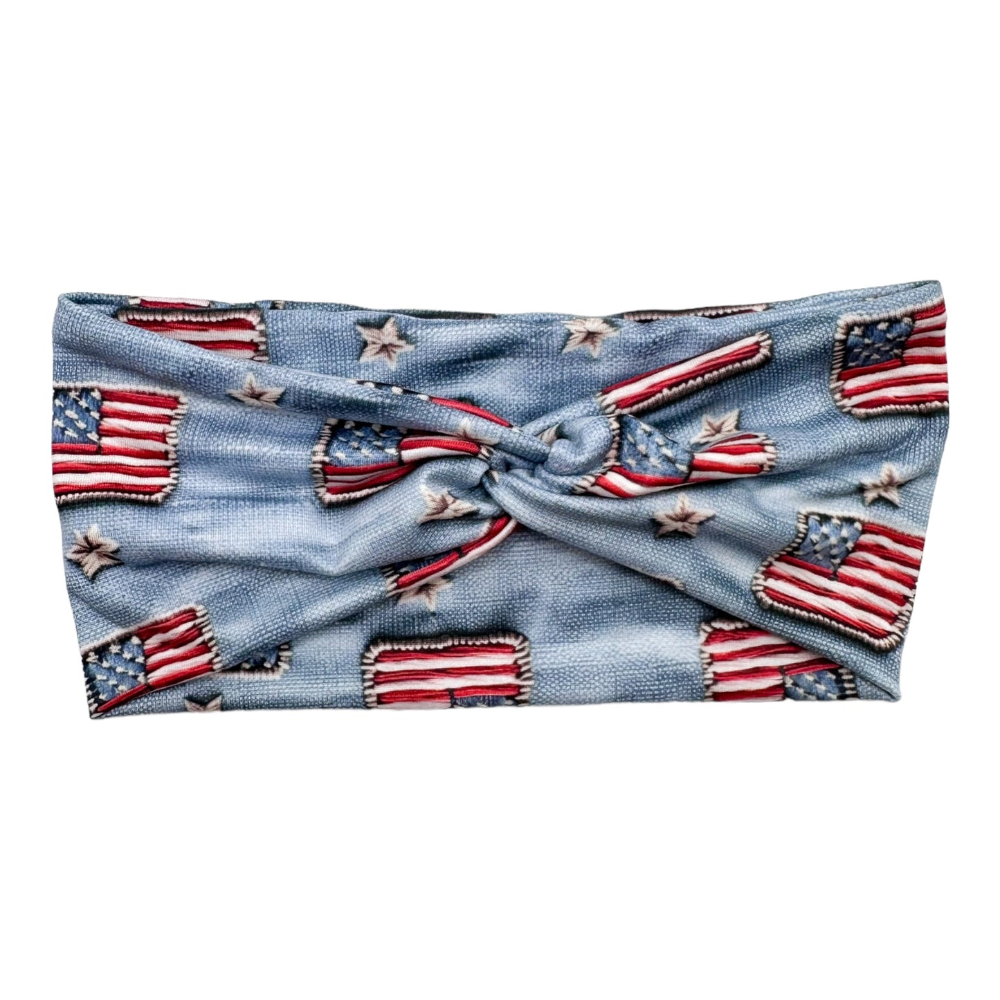 FLAGS ON DENIM - FRONT KNOT