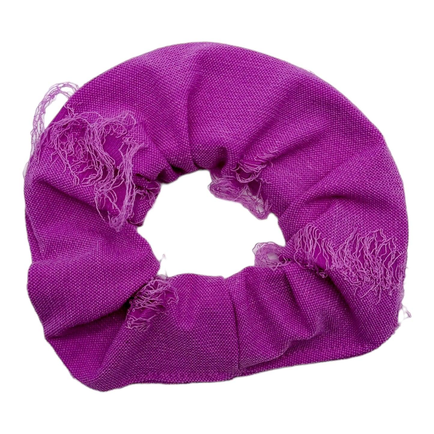 PURPLE - DISTRESSED - REGULAR SCRUNCHIE