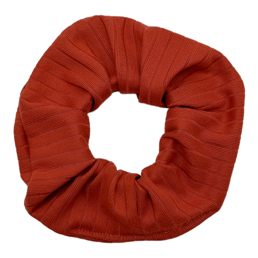 RIBBED - TERRACOTTA - REGULAR SCRUNCHIE