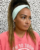 BLACK - KNIT SKULLS - FRONT KNOT