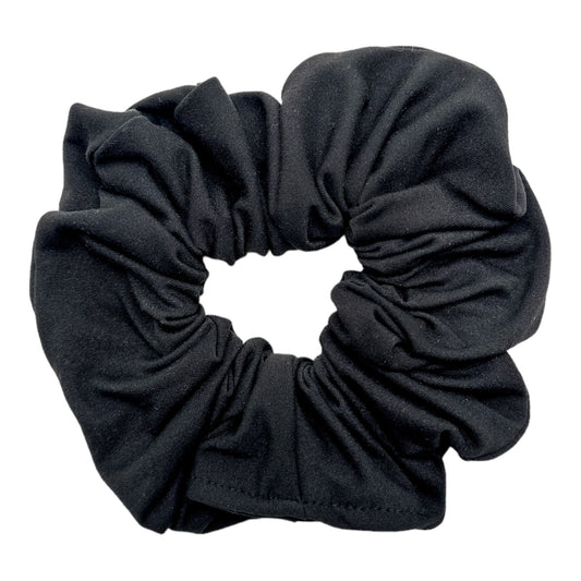 SOLID BLACK - OVERSIZED SCRUNCHIE