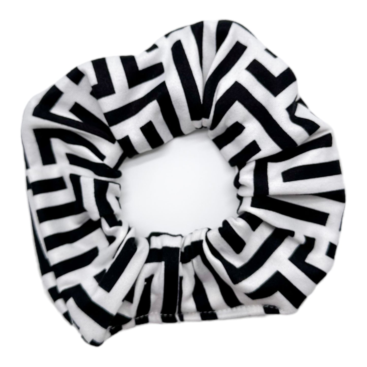 GEO PATTERN - REGULAR SCRUNCHIE