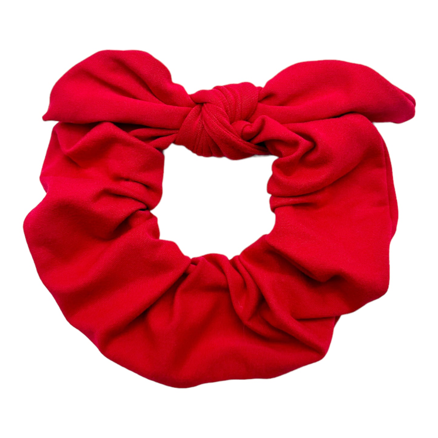 RED - BOW SCRUNCHIE