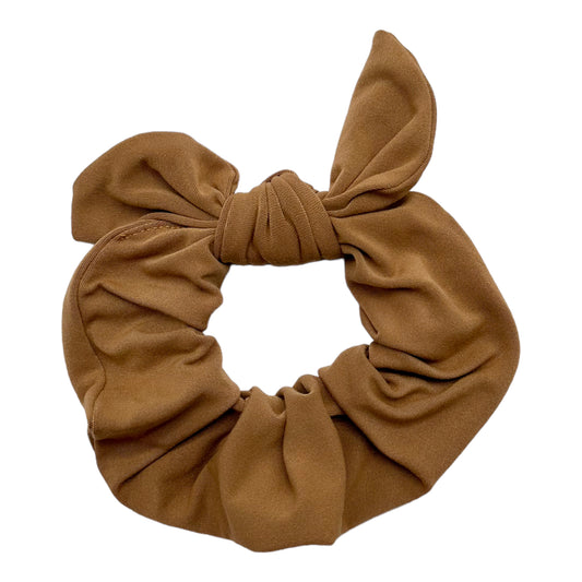 LATTE TAN - BOW SCRUNCHIE