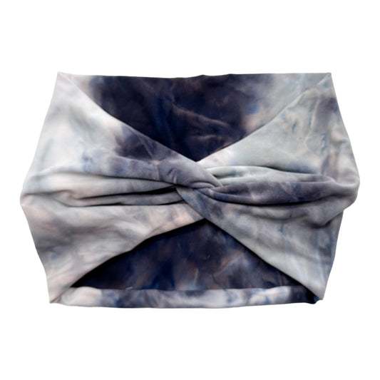 GRAY & NAVY TIE-DYE - THICK KNOT