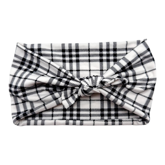 WHITE & BLACK FLANNEL - LUXE