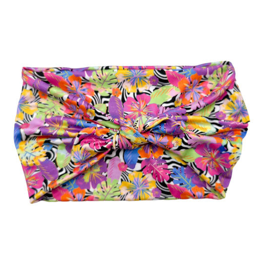 BRIGHT TROPICAL FLOWERS - LUXE