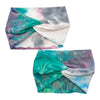 TEAL/PINK/GRAY TIE-DYE - THICK KNOT