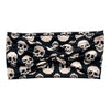 BLACK - KNIT SKULLS - FRONT KNOT