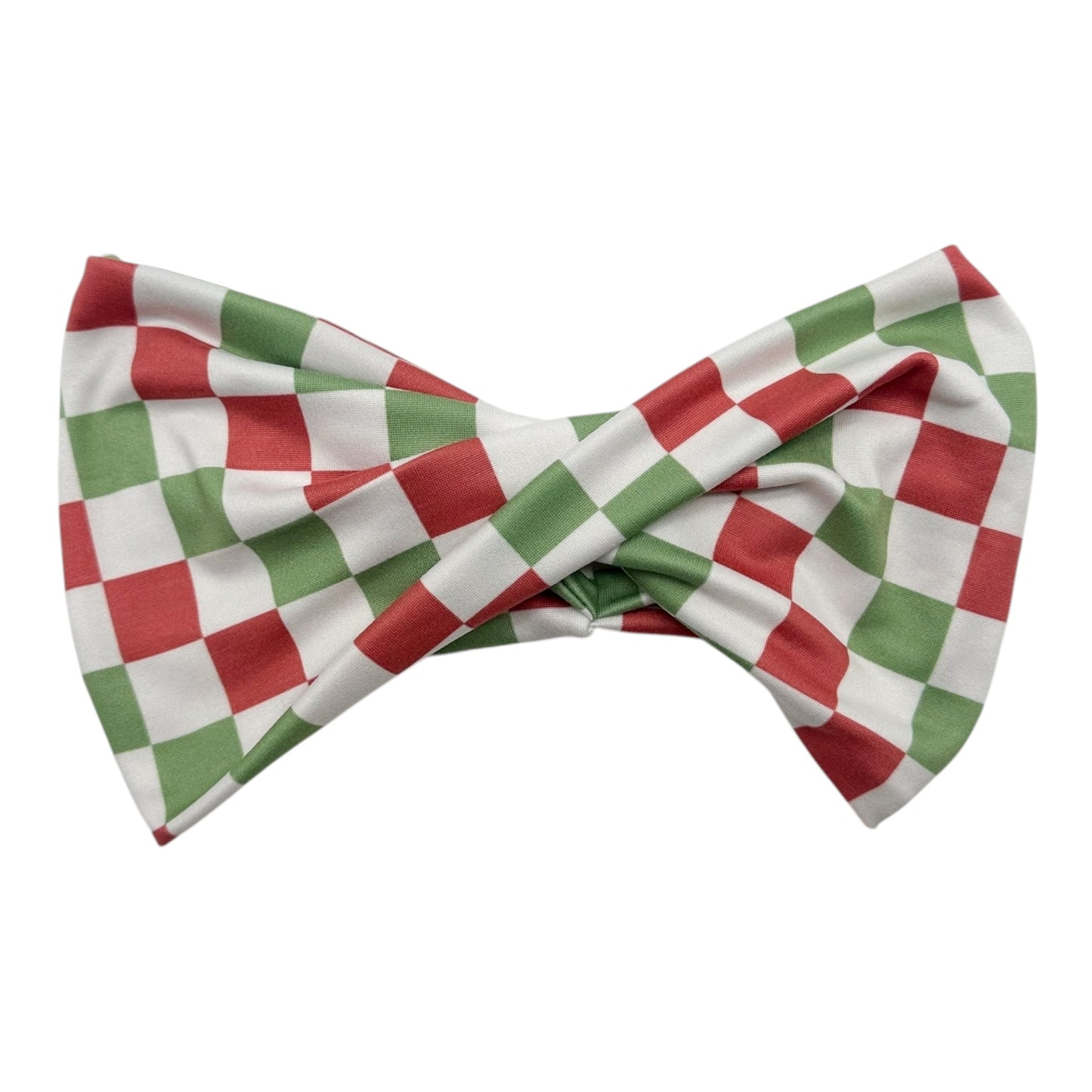 RED/GREEN/WHITE CHECKERS - TWIST