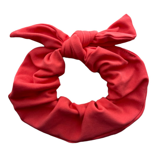 CORAL - BOW SCRUNCHIE