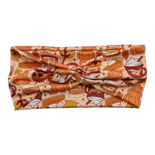 PUMPKIN SPICE  - FRONT KNOT