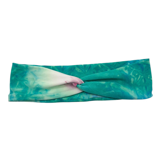 TEAL/PINK/GRAY TIE-DYE - TINY KNOT