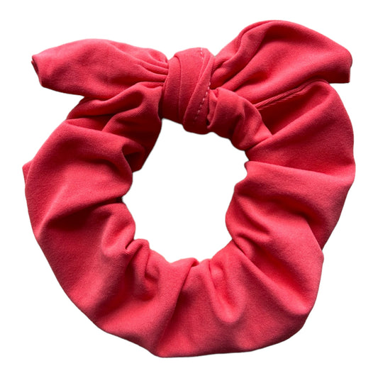 CORAL - BOW SCRUNCHIE