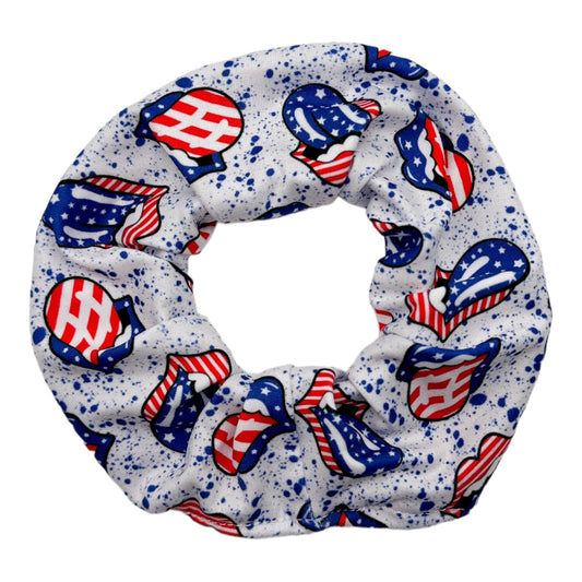 RWB MOUTHS - REGULAR SCRUNCHIE