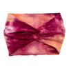 WINE & PEACH TIE-DYE - THICK KNOT