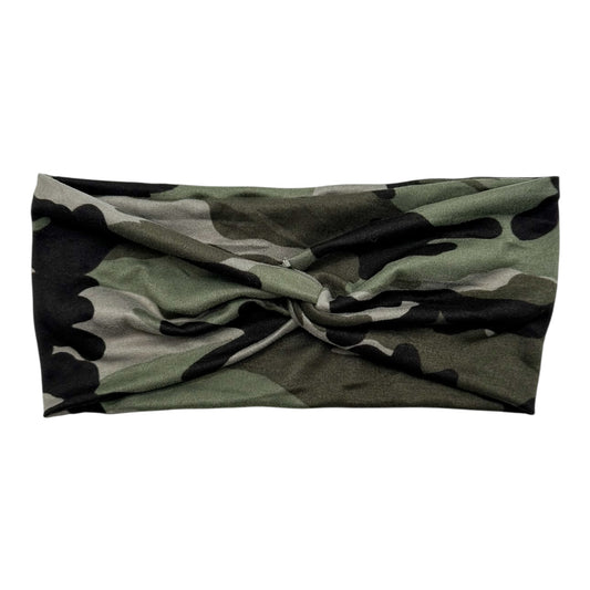 BLACK & GREEN CAMO - FRONT KNOT