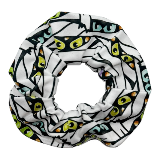 MUMMY & CREEPY EYES - REGULAR SCRUNCHIE