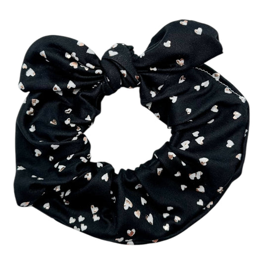 METALLIC HEARTS - BOW SCRUNCHIE