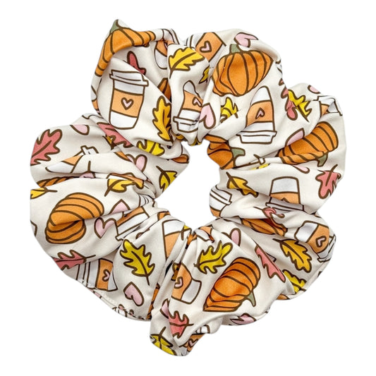 FALL COFFEE -  OVERSIZED SCRUNCHIE