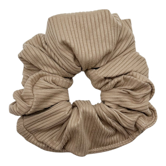 SAND SMALL RIB - OVERSIZED SCRUNCHIE