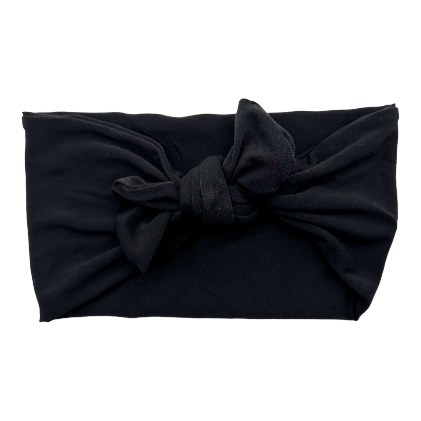 SOLID BLACK - WIDE TIE