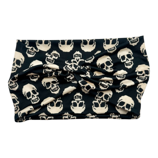 BLACK - KNIT SKULLS - COCO