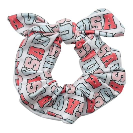BLOCK LETTERS USA - BOW SCRUNCHIE