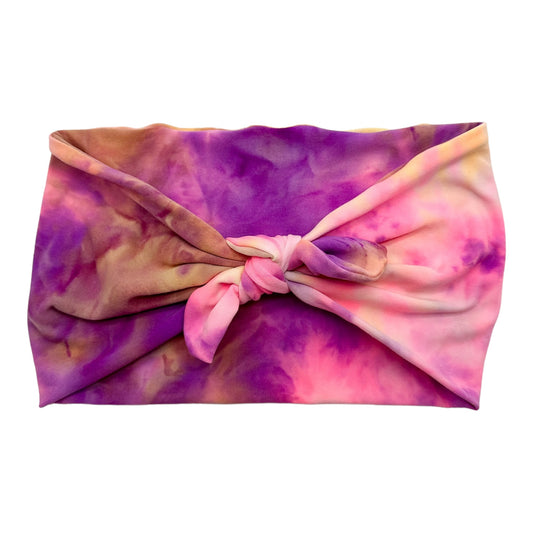 PURPLE/YELLOW/PINK TIE-DYE - LUXE