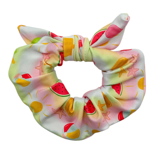 SUN/POPSICLES/WATERMELONS - BOW SCRUNCHIE