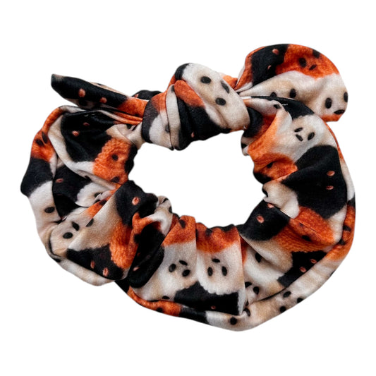 KNIT GHOSTS - BOW SCRUNCHIE