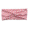 PINK & RED STRIPES - FRONT KNOT