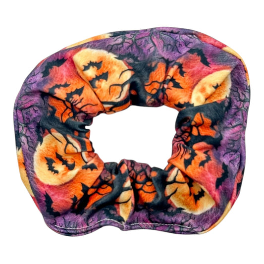 PURPLE/PINK SPOOKY SCENE - SCRUNCHIE
