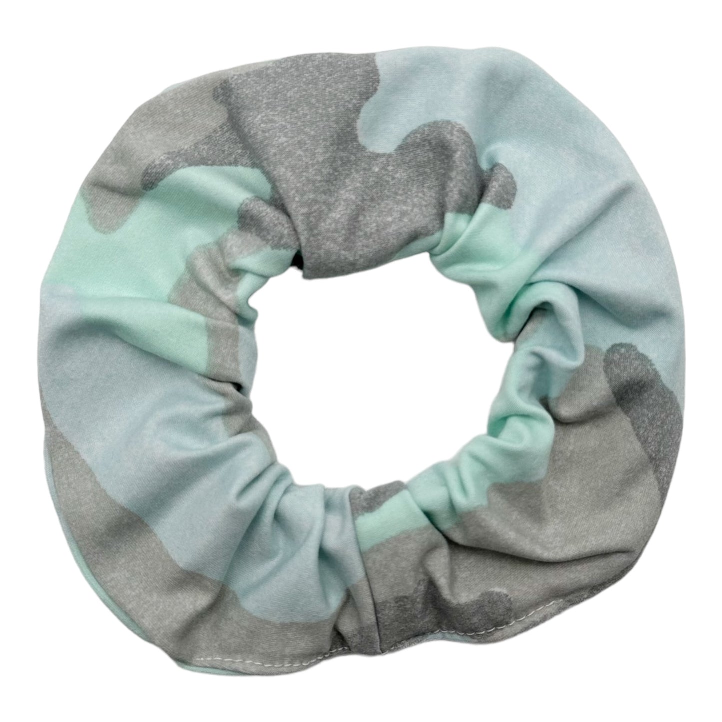 MINT CAMO - SCRUNCHIE